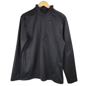NordicTrack NT Dri Black Pullover Jacket S‎ Quarter Zip Long Sleeve Athletic